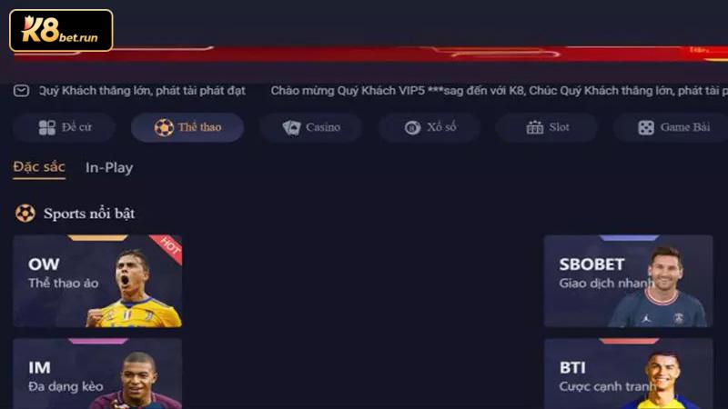 Các tính năng và trò chơi giải trí online tại Sảnh IM Sports